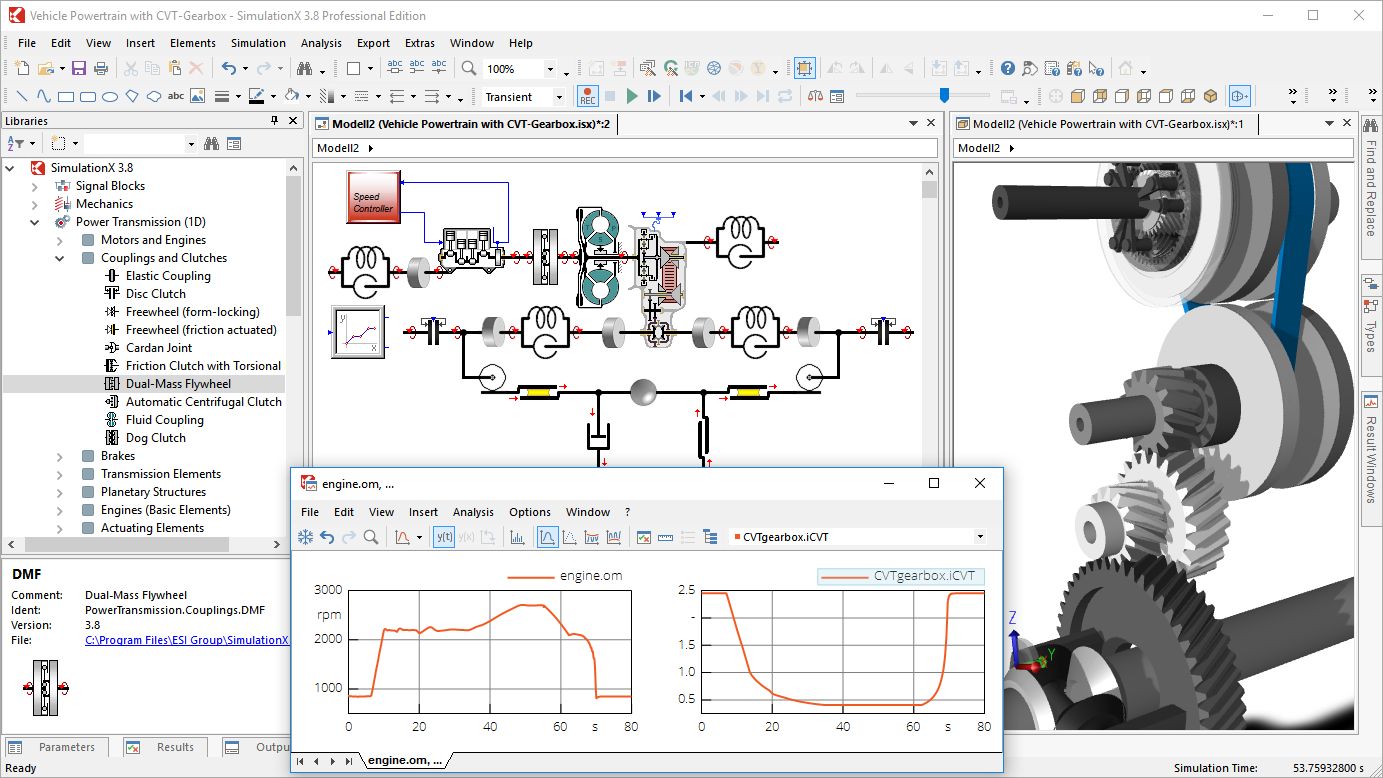 Applying CAE Tools: Simulation Models of Complete Drive Systems