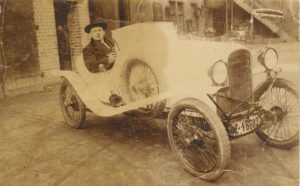 Arnold Laschet (sen.) in his AMILCAR (1924)