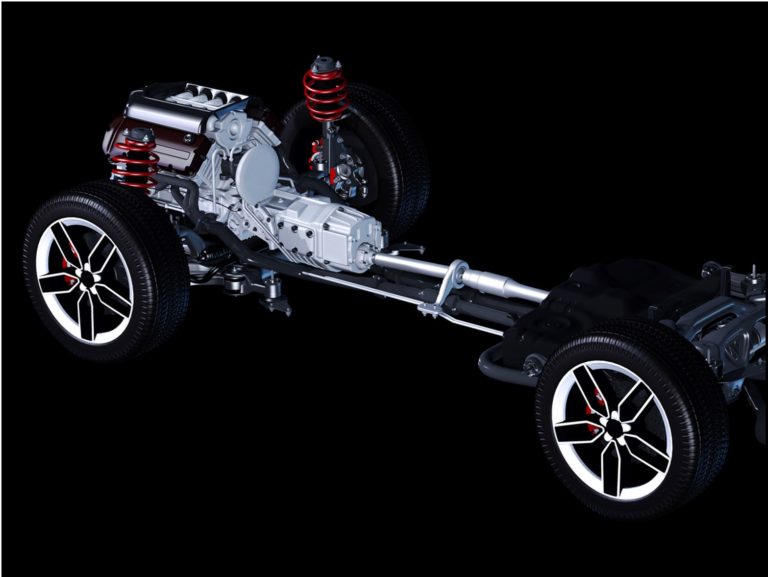 Complete powertrain and driveline analysis of a passenger car