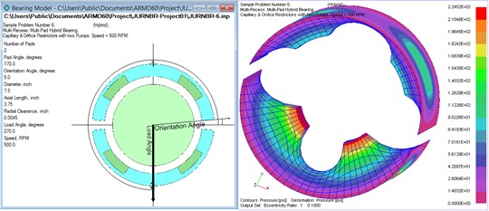 Analyse eines Radial-Gleitlagers