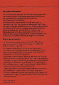 Rückseite: Simulation von Torsionsschwingungen in Antriebssystemen von Dr. Andreas Laschet