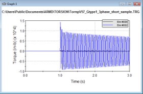 TORSION: Time-transient response due to short circuits